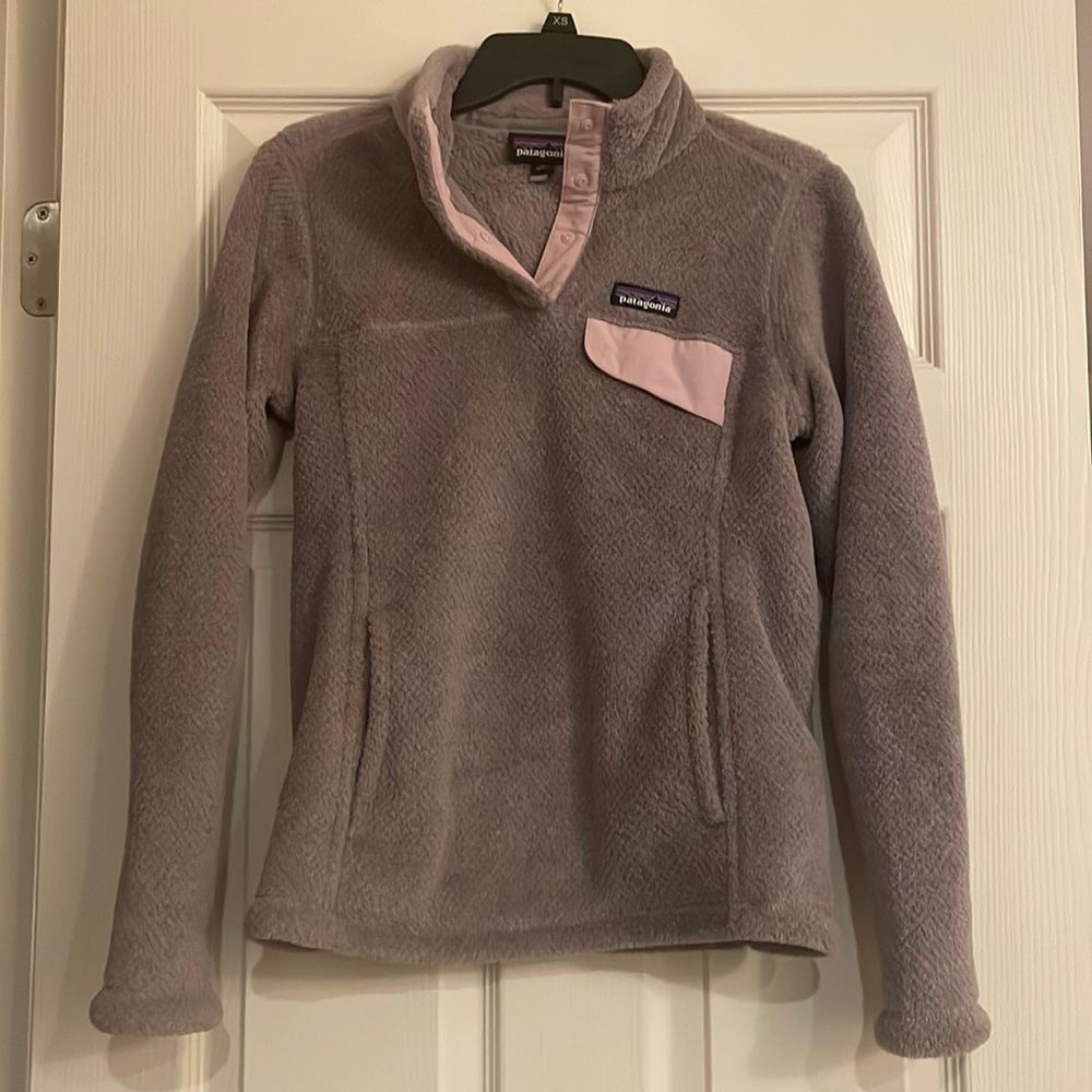 Patagonia Re-Tool Snap-T Pullover Lavender Colored